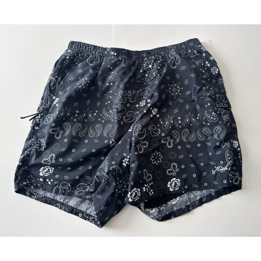 Kith Men’s Paisley Collins Swim Shorts Black Size XS Extra Small